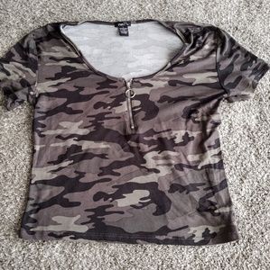 Camo top